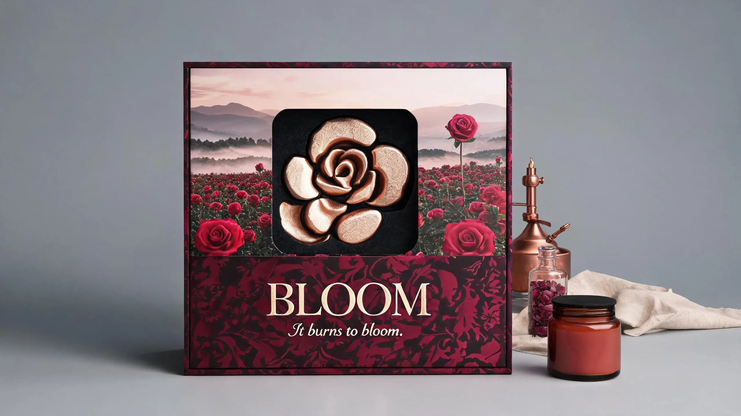 SCENT IN RELIEF · Candle Packaging